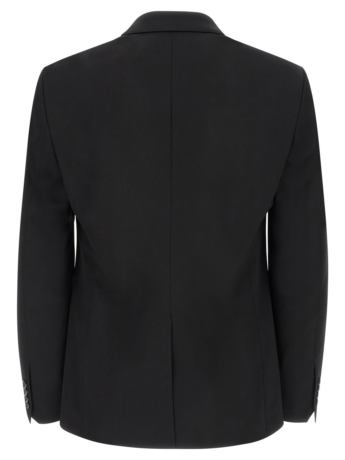 Dolce & Gabbana Black Virgin Wool Blazer