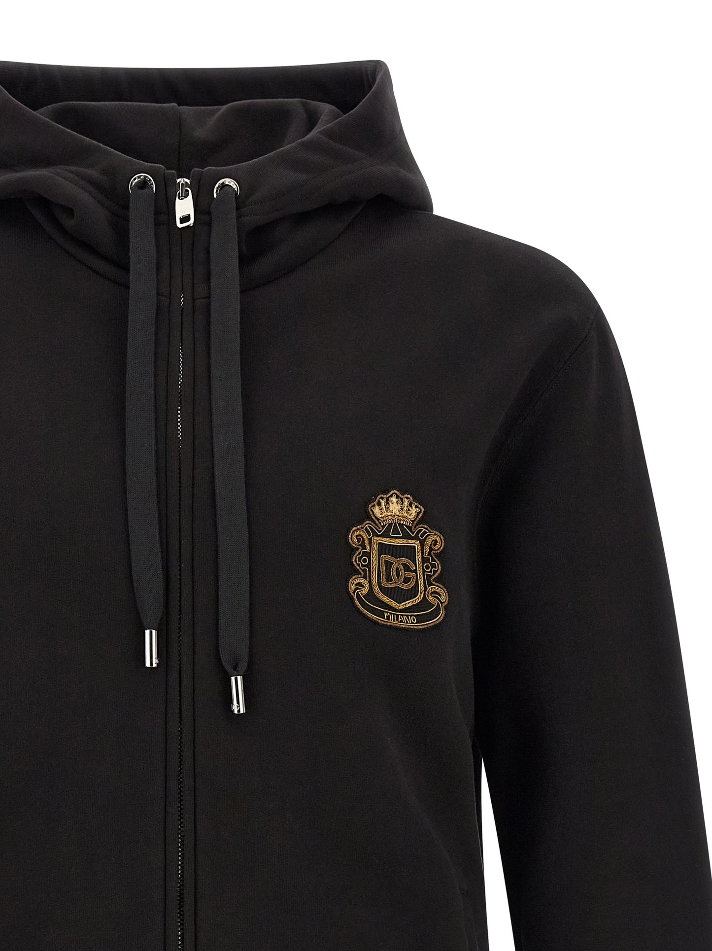 Dolce & Gabbana Black Cotton Sweatshirt