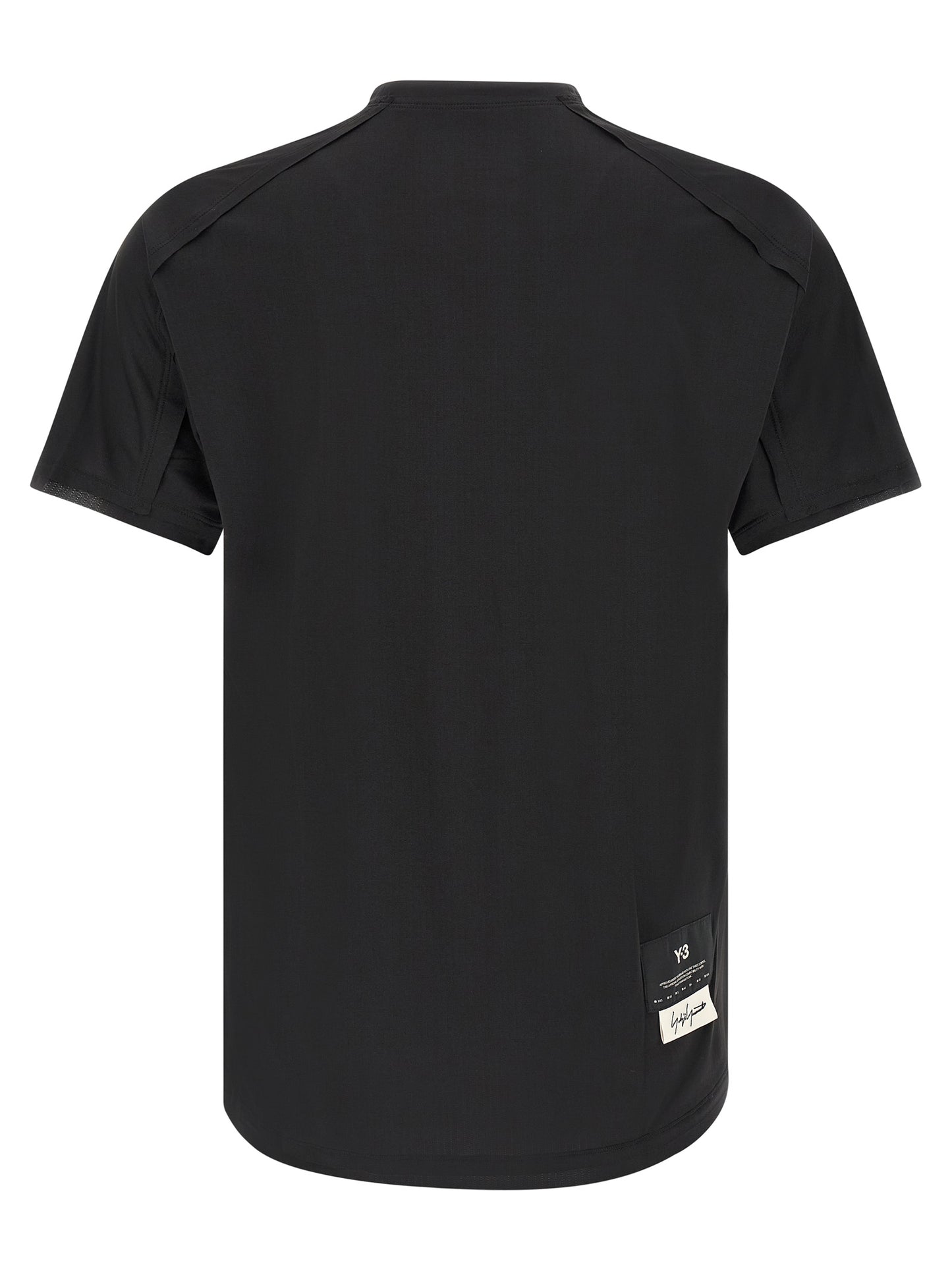 Y-3 Black Polyester T-Shirt