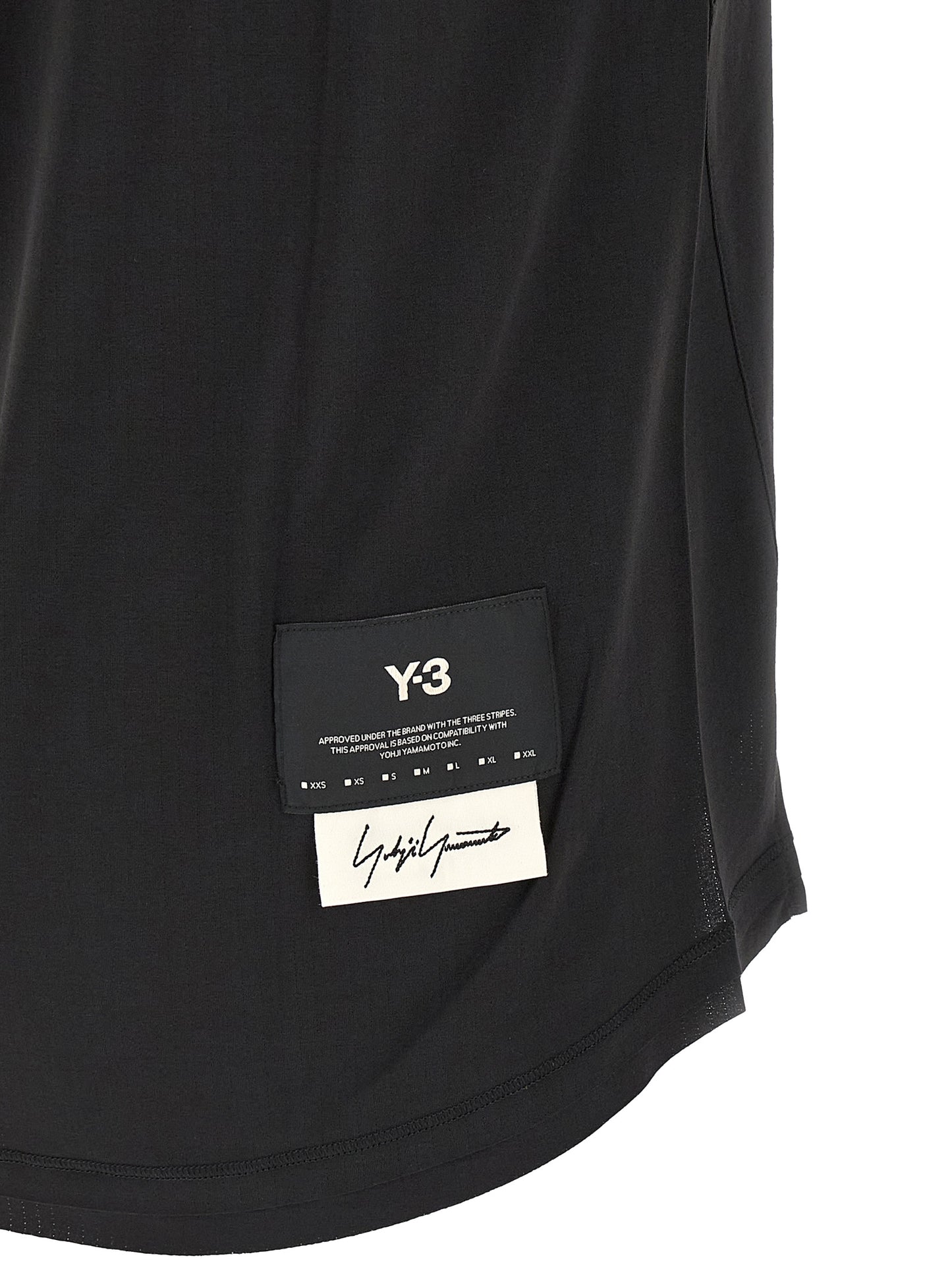 Y-3 Black Polyester T-Shirt
