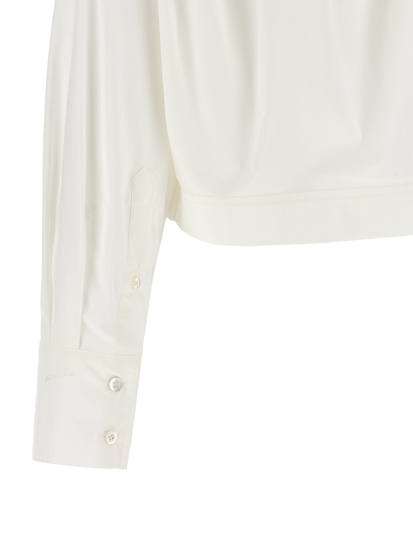 PINKO White Cotton Blouse