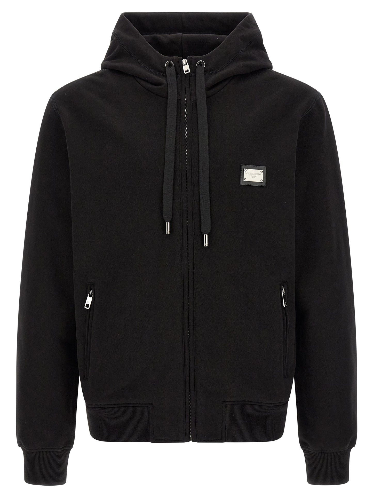 Dolce & Gabbana Black Cotton Sweatshirt