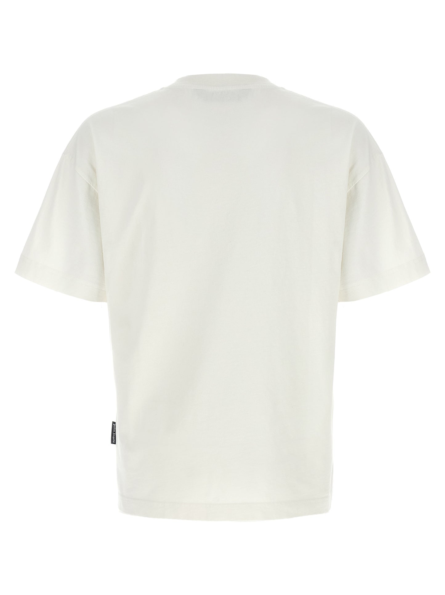 Palm Angels White Cotton T-Shirt