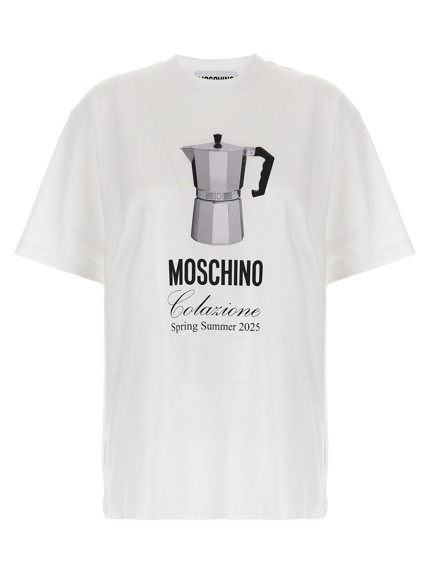 Moschino White Cotton T-Shirt