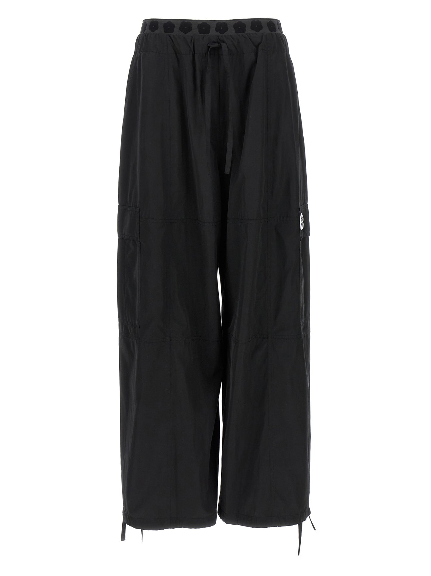 Kenzo Black Polyester Cargo Pants