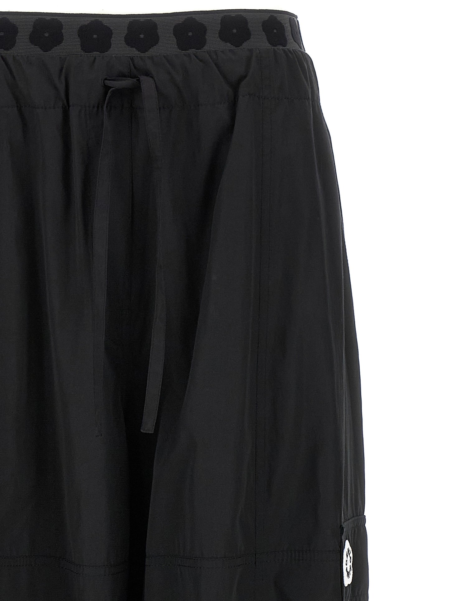 Kenzo Black Polyester Cargo Pants