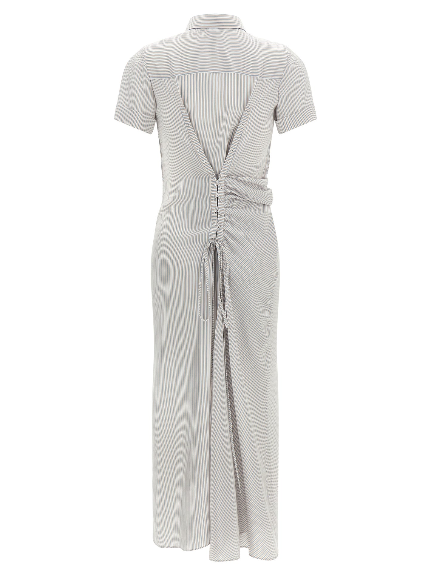 Alexander McQueen Multicolor Silk Long Dress
