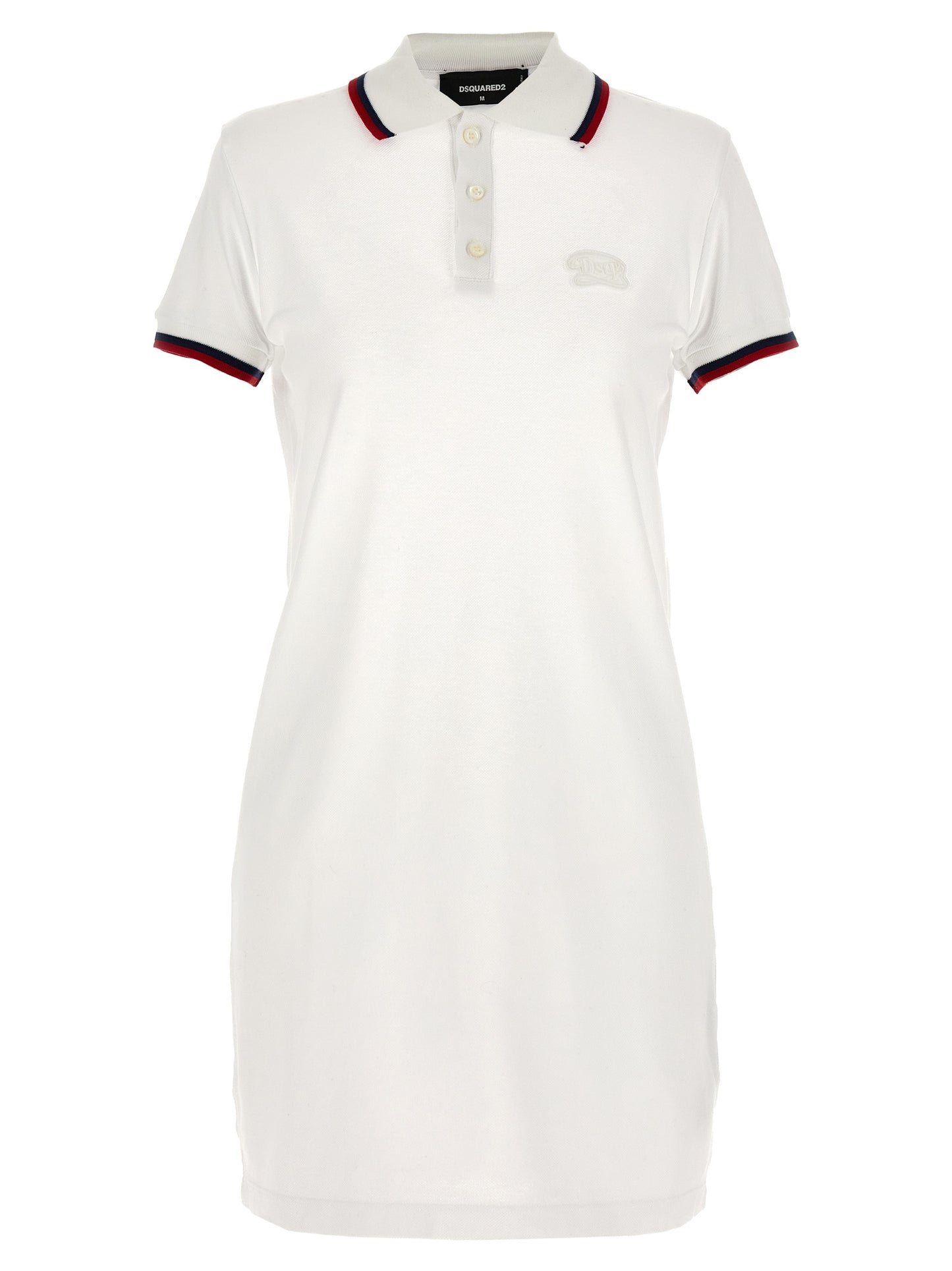 Dsquared² White Cotton Short Dress