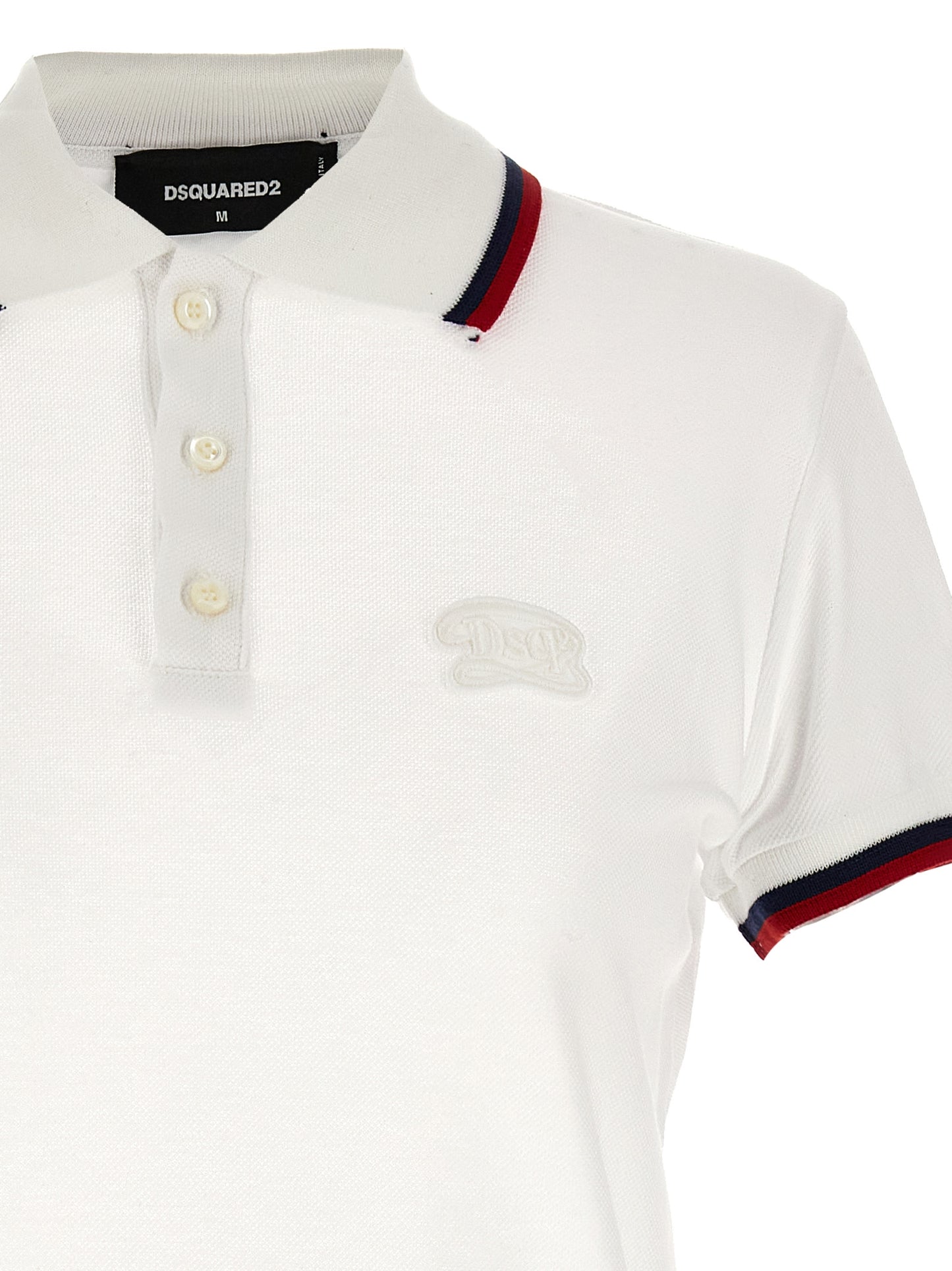 Dsquared² White Cotton Short Dress