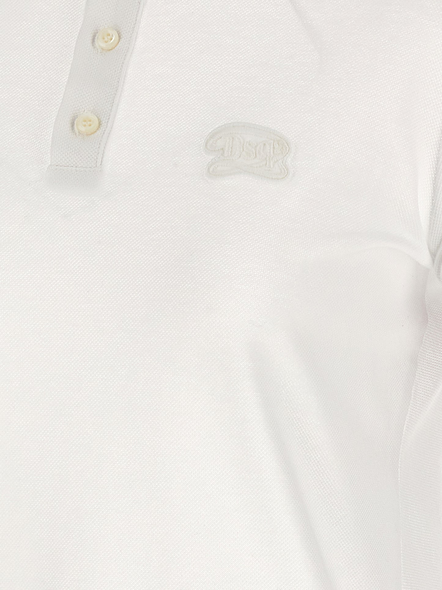 Dsquared² White Cotton Short Dress