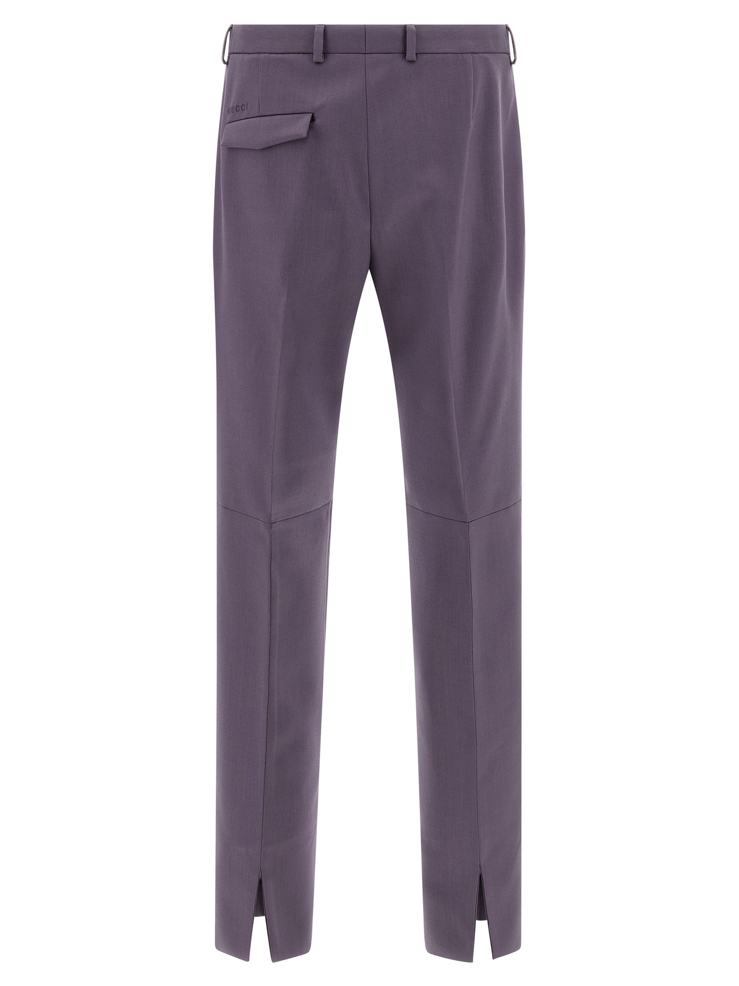 Gucci Purple Wool Dress Pants