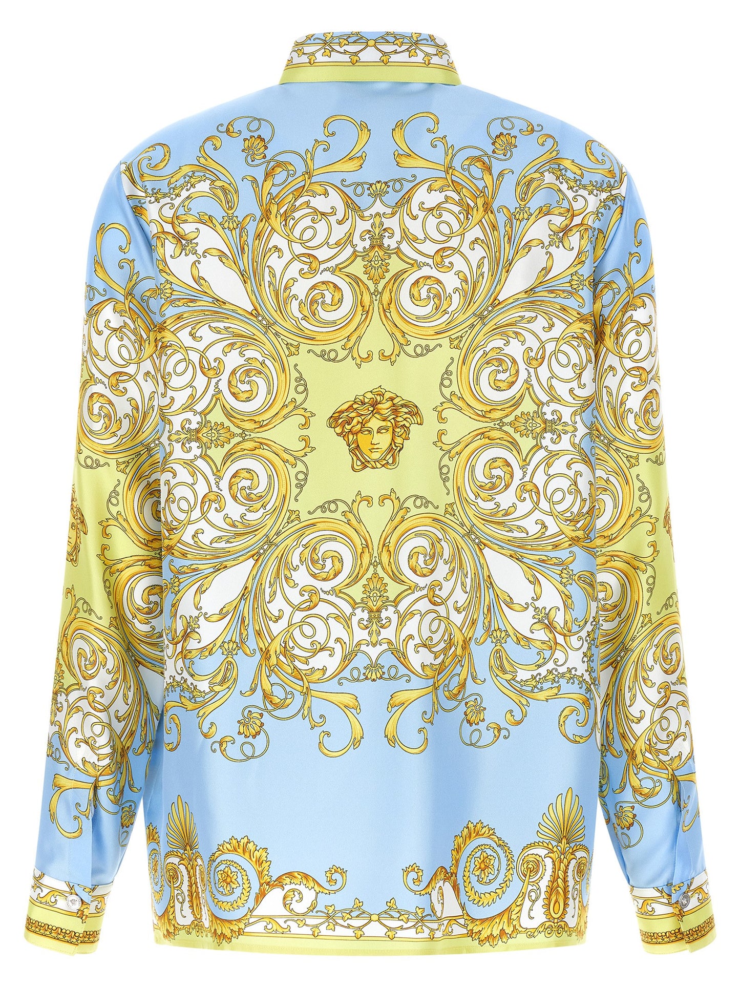 Versace Multicolor Silk Blouse