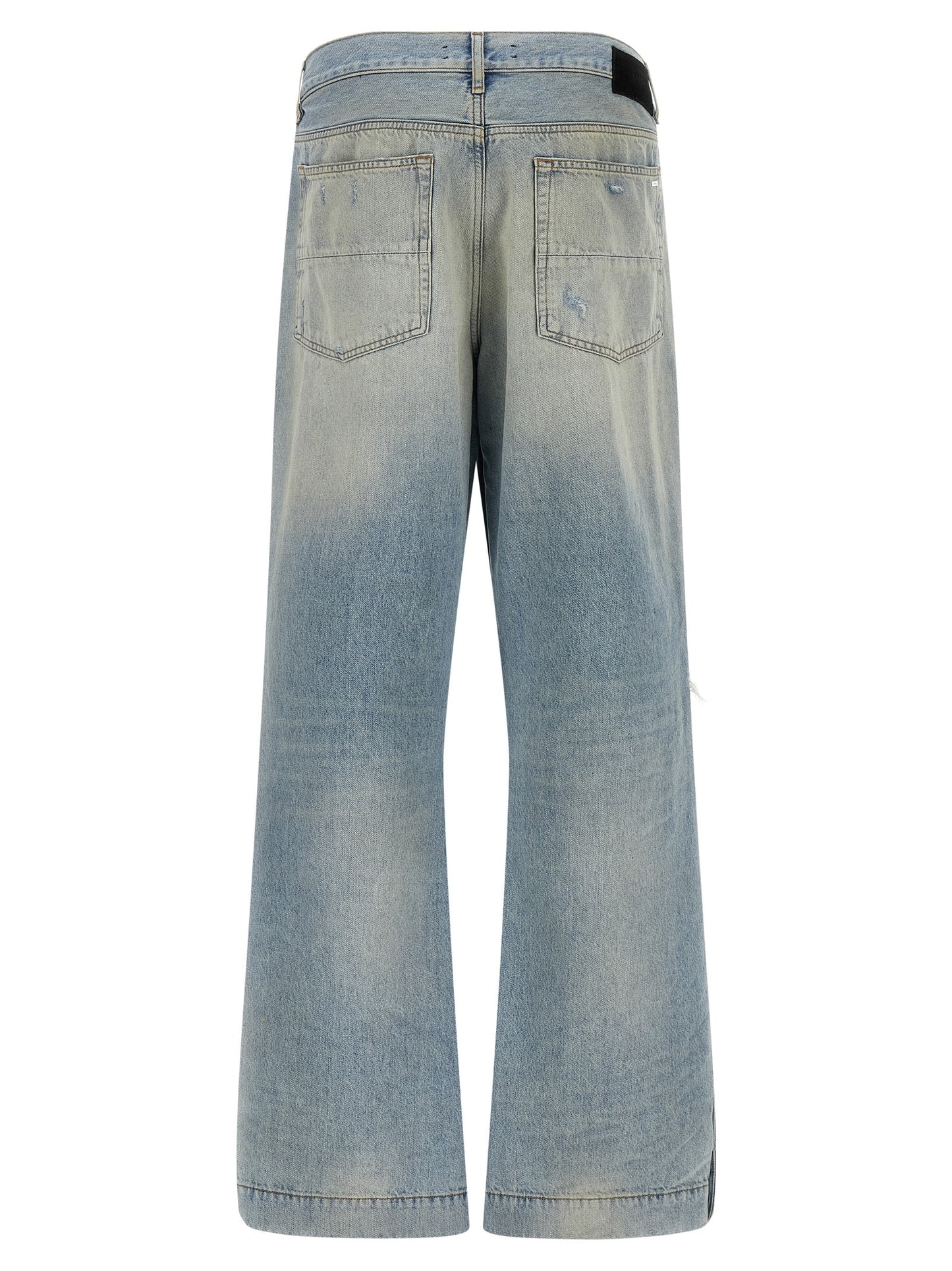 Amiri Blue Cotton Flared Jeans