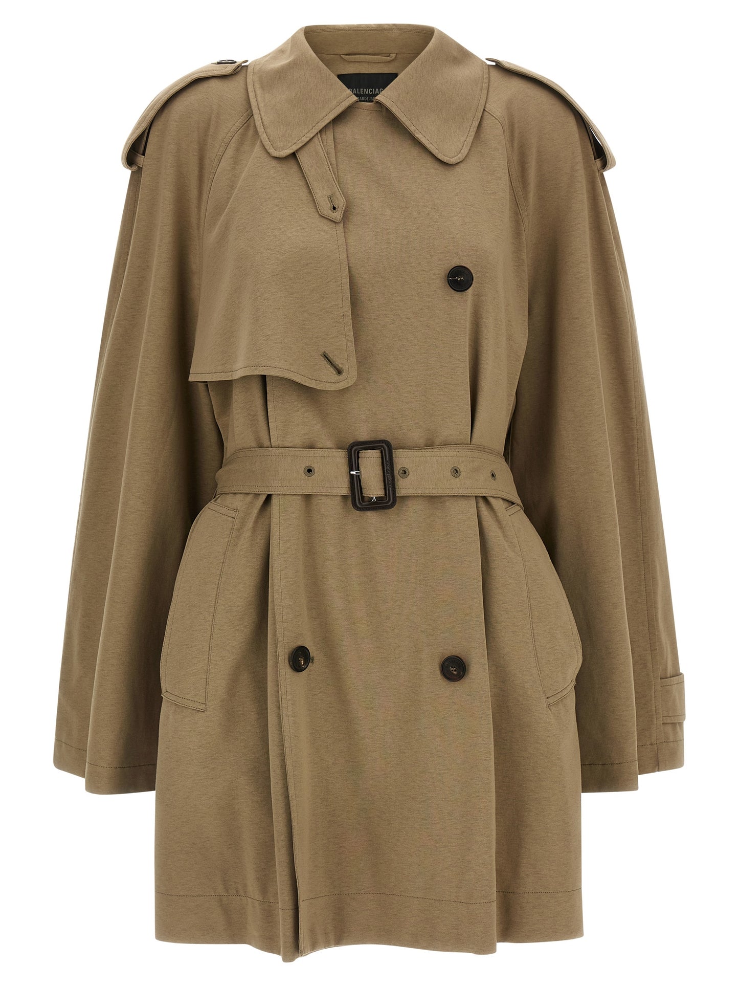 Balenciaga Beige Cotton Coat