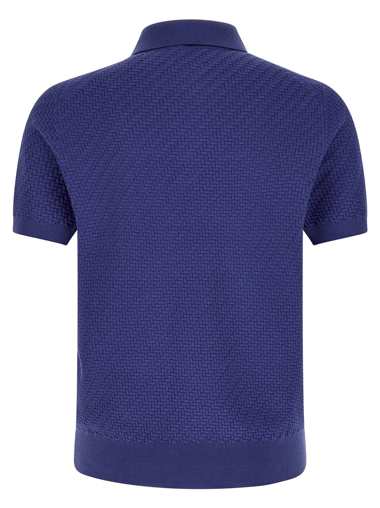 Brioni Blue Cotton Polo Shirt