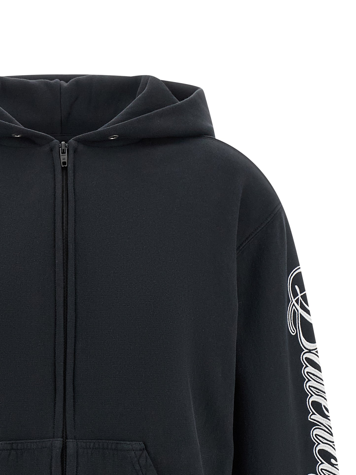 Balenciaga Black Cotton Sweatshirt
