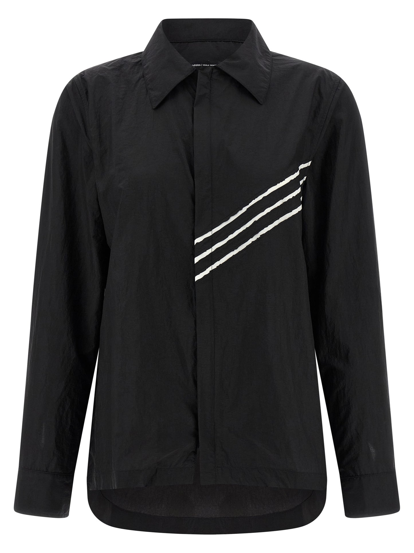 Y-3 Black Polyamide Pattern Shirt