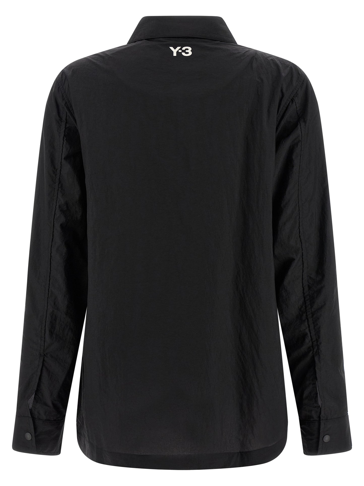 Y-3 Black Polyamide Pattern Shirt