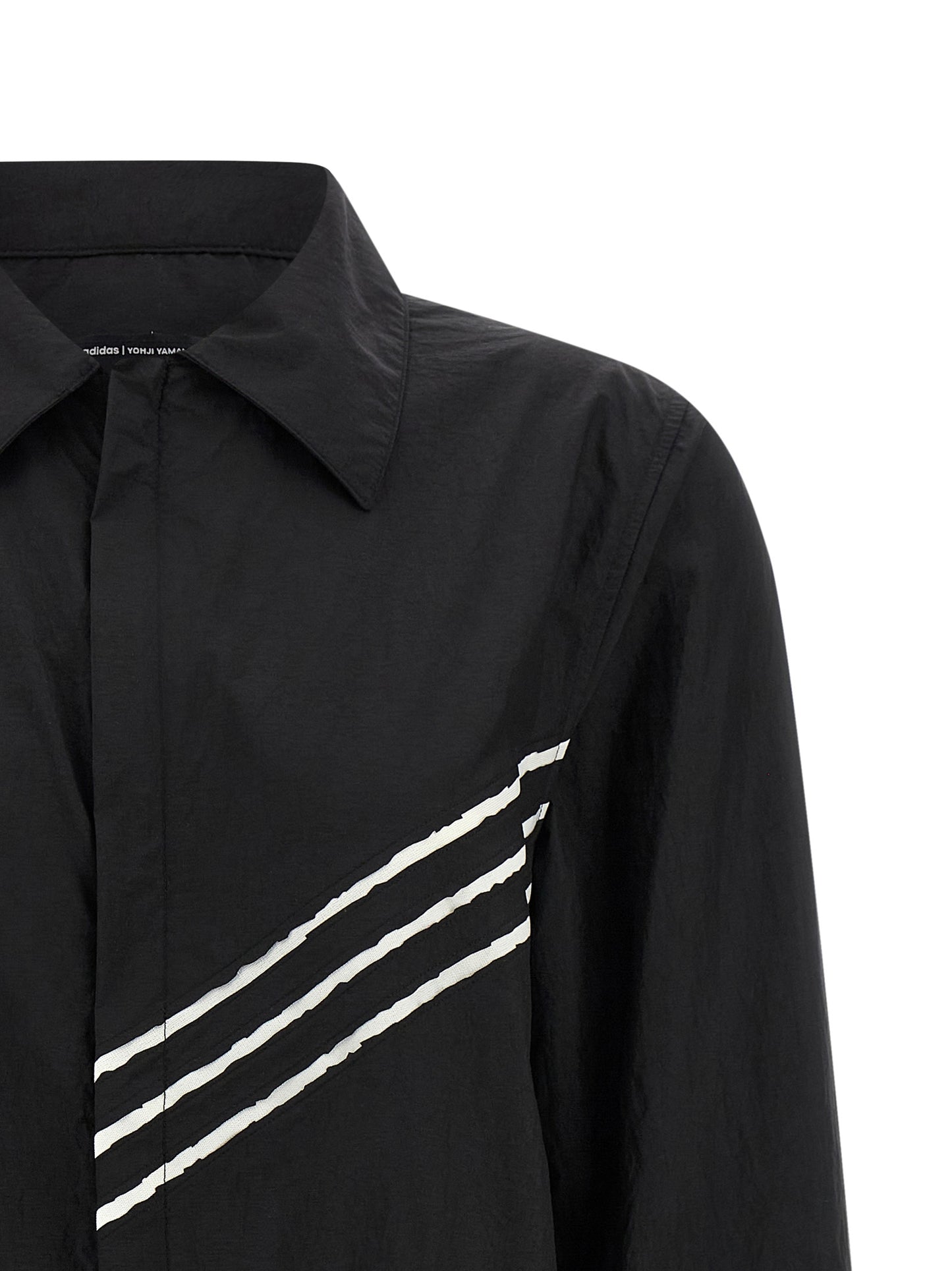 Y-3 Black Polyamide Pattern Shirt