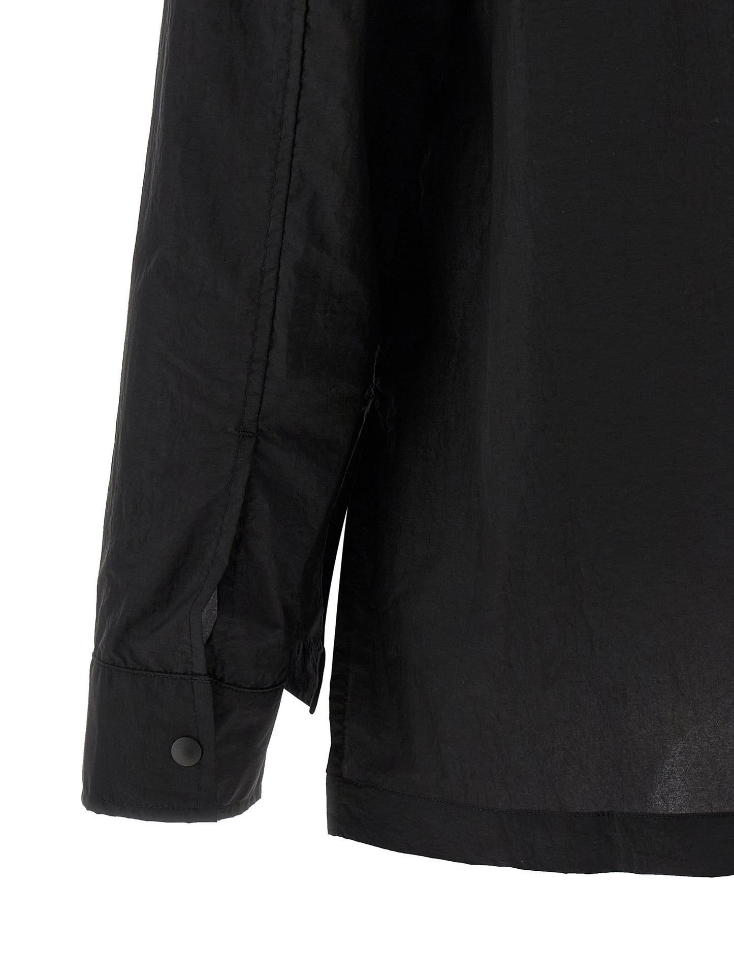 Y-3 Black Polyamide Pattern Shirt