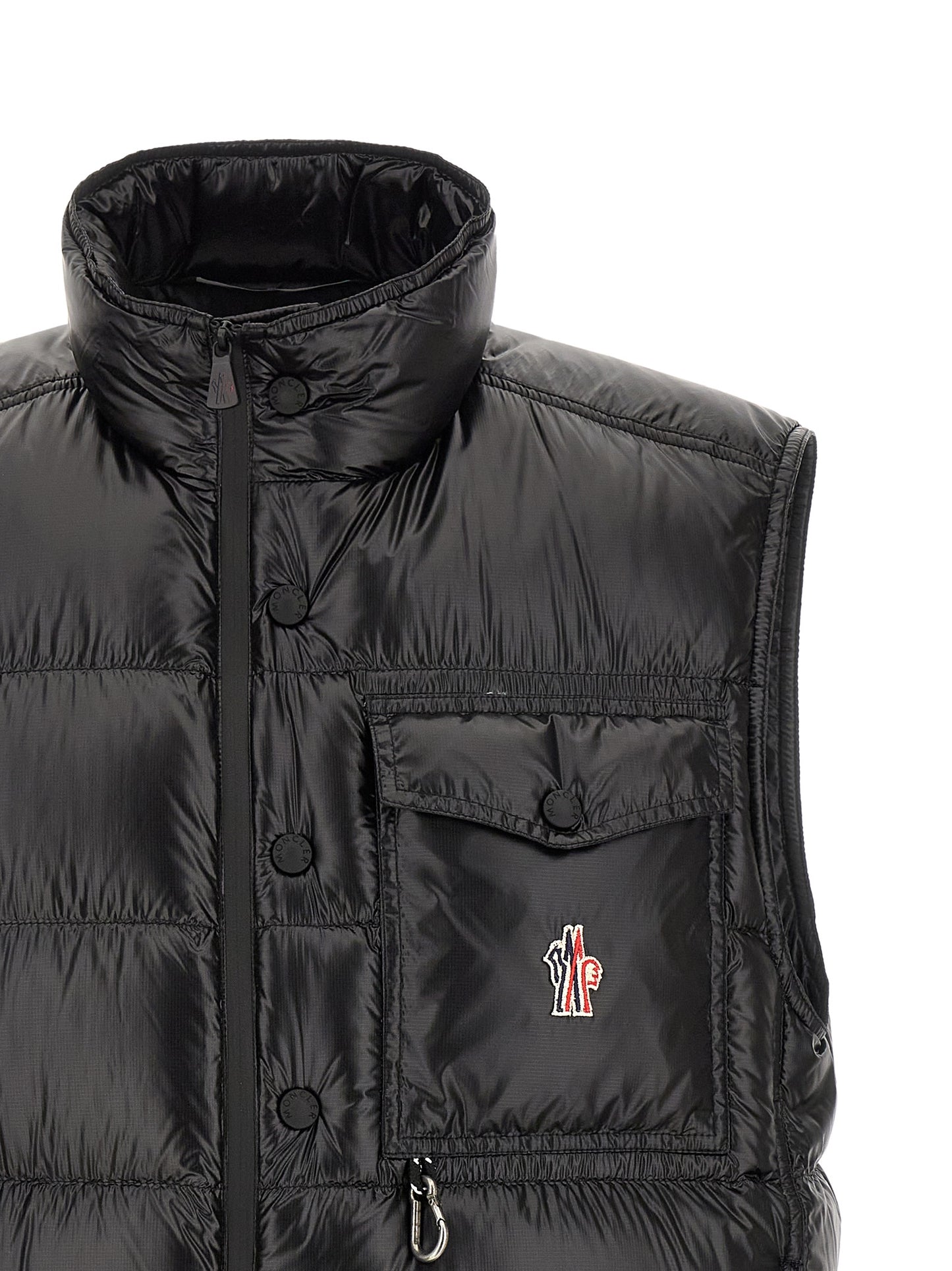 Moncler Grenoble Black Polyester Shell Jacket