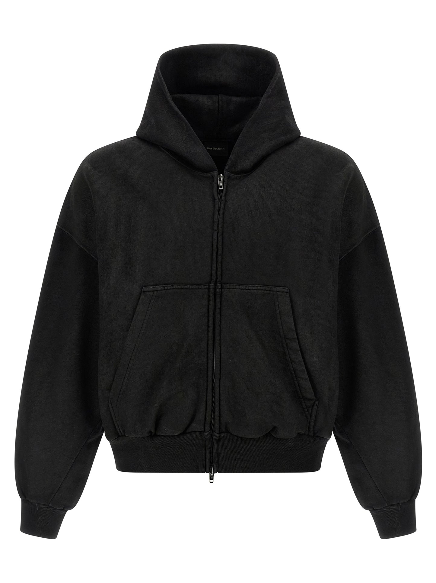 Balenciaga Black Cotton Sweatshirt
