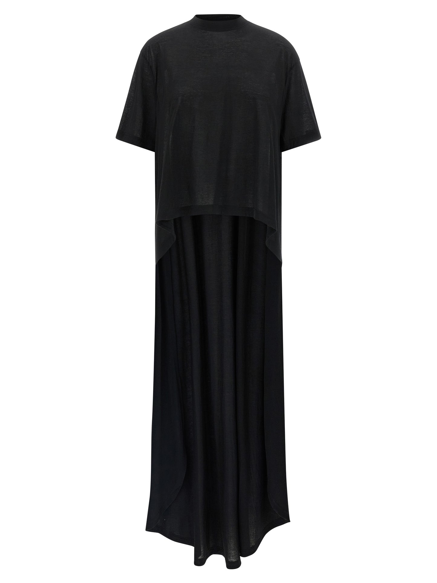 Balenciaga Black Cotton Casual Dress