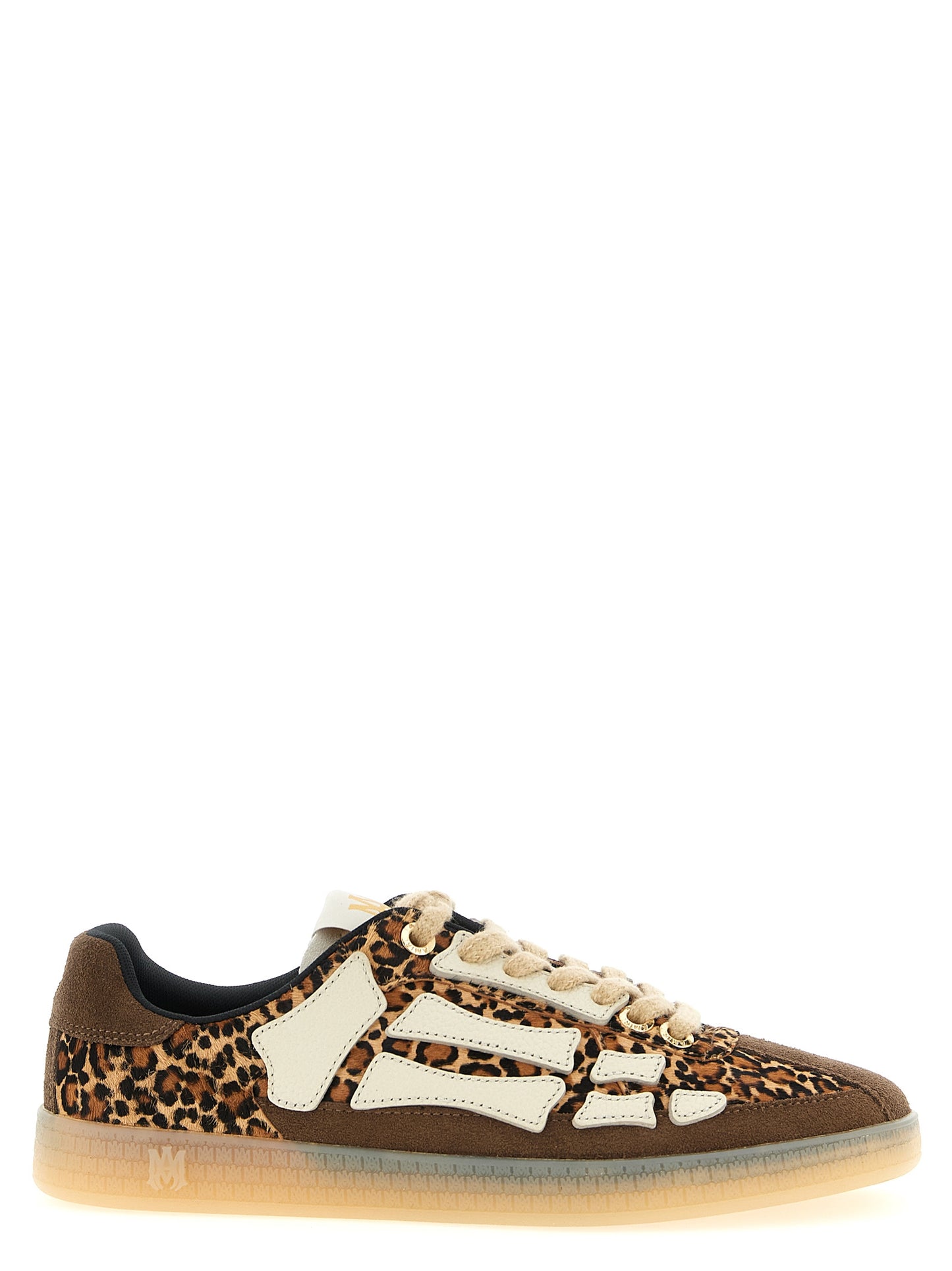 Amiri Brown Cowhide Sneakers