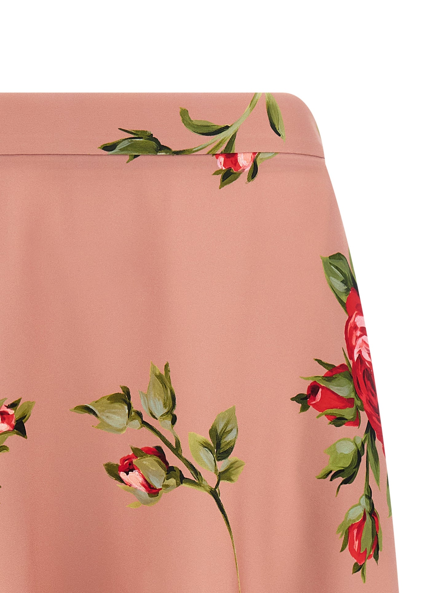 Dolce & Gabbana Multicolor Silk Midi Skirt