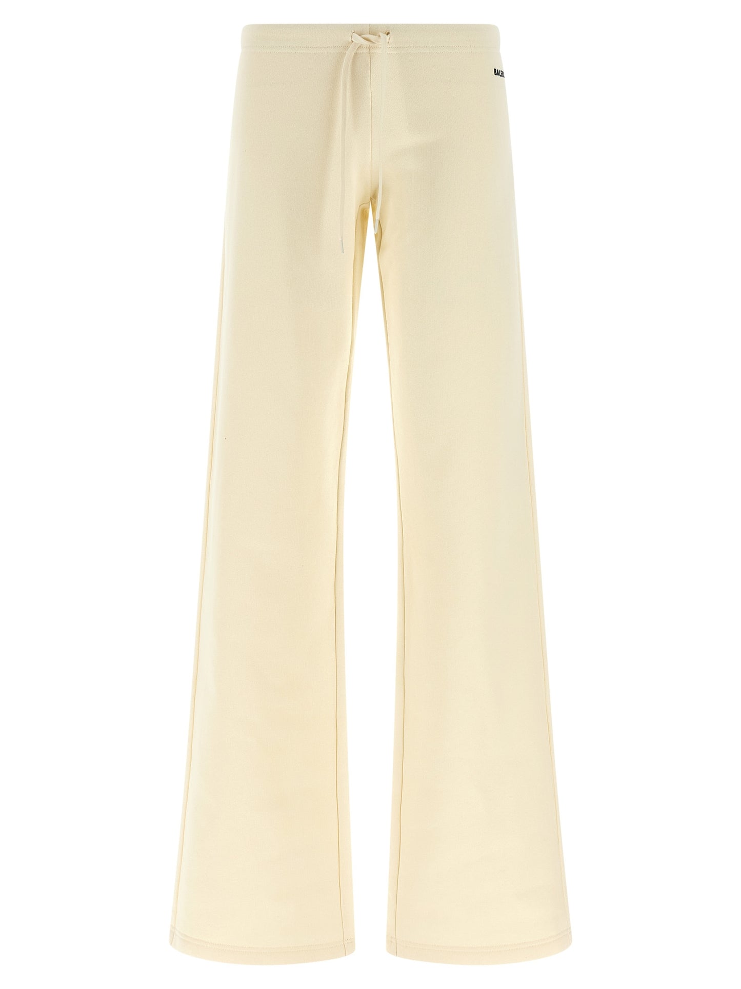 Balenciaga White Cotton Flared Pants