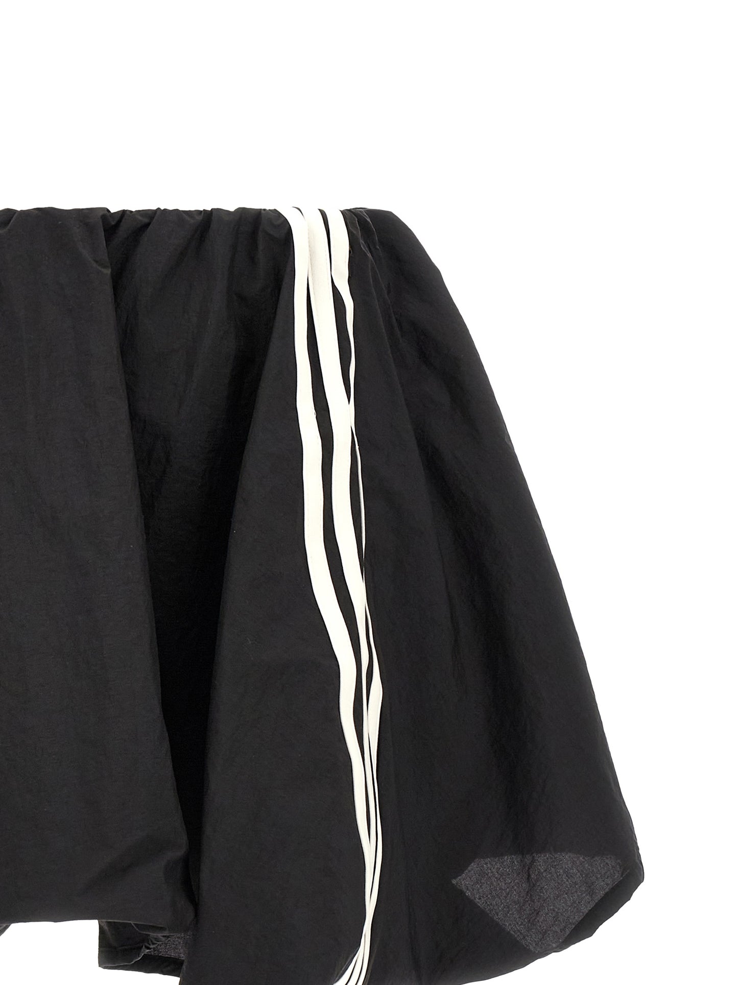 Y-3 Black Polyamide Long Skirt