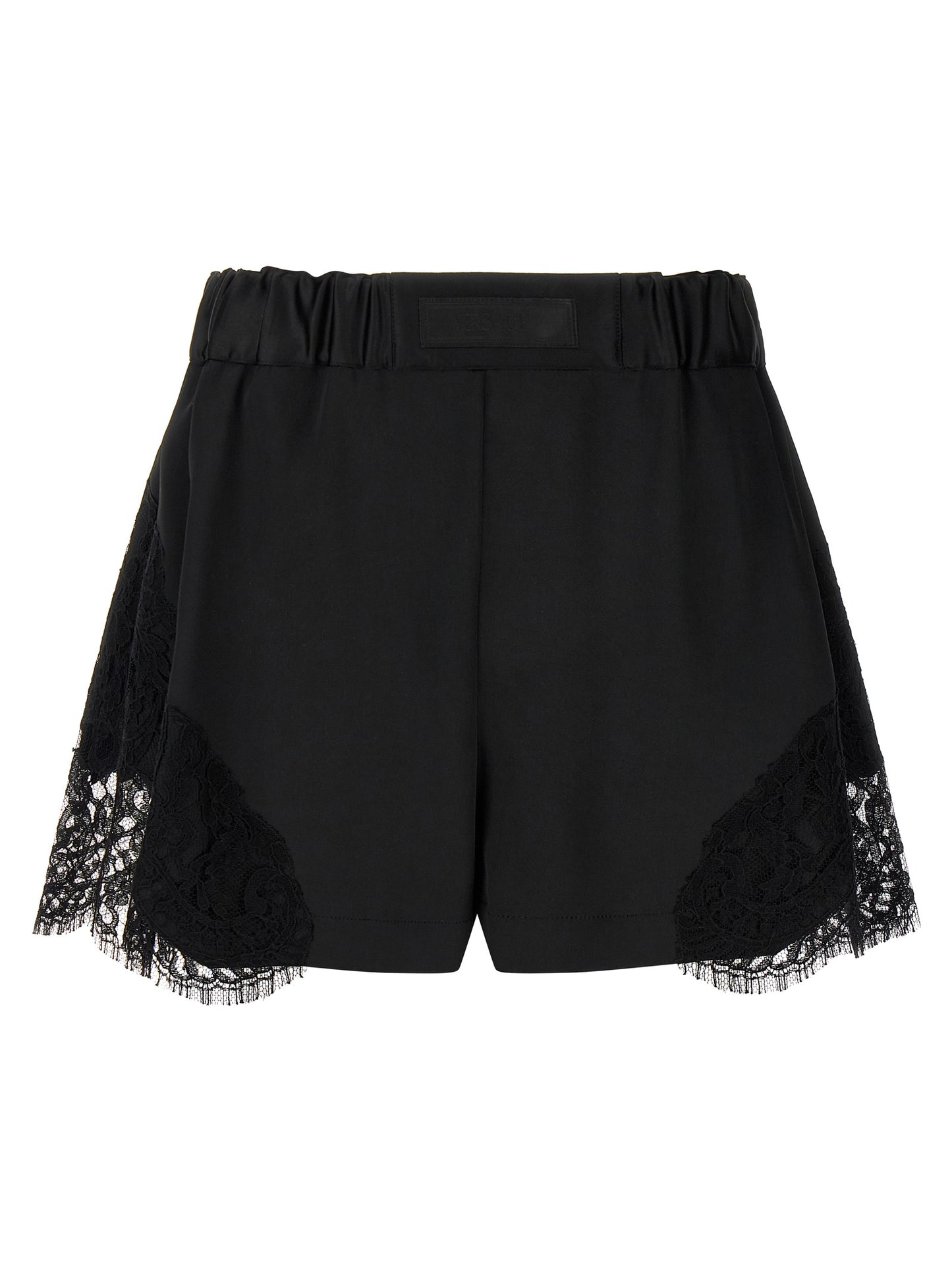 Versace Black Nylon Bermuda Shorts