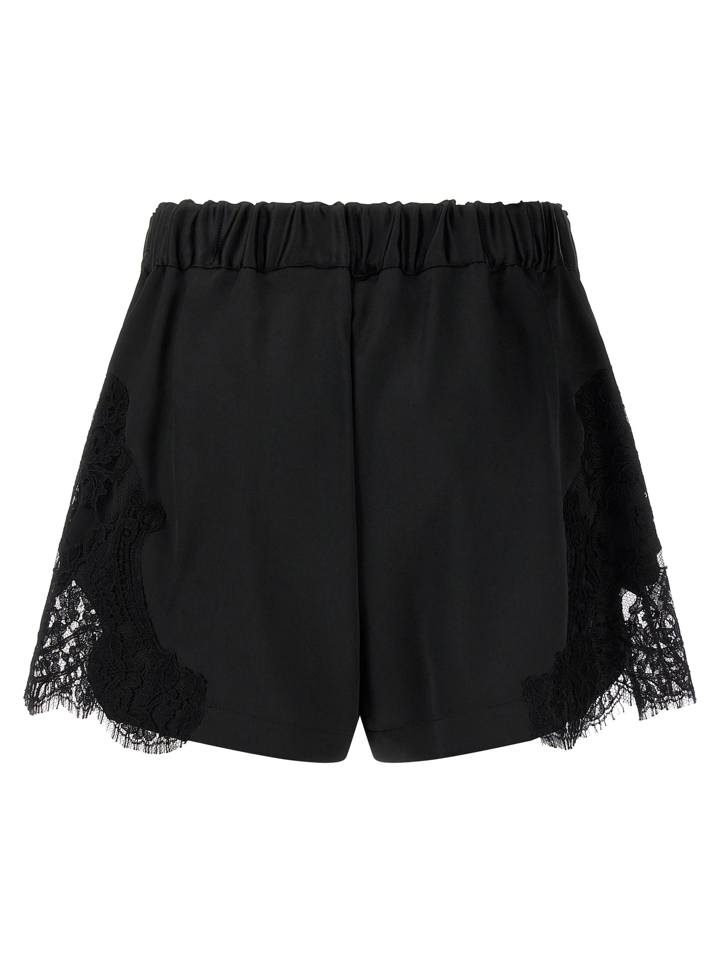 Versace Black Nylon Bermuda Shorts