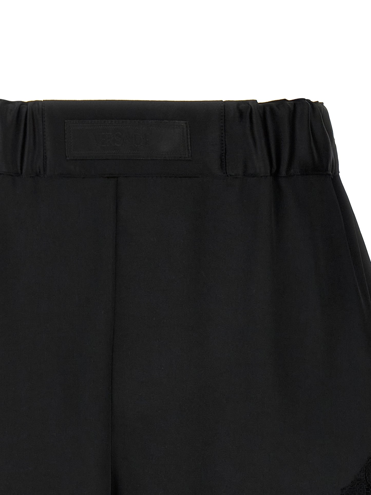 Versace Black Nylon Bermuda Shorts