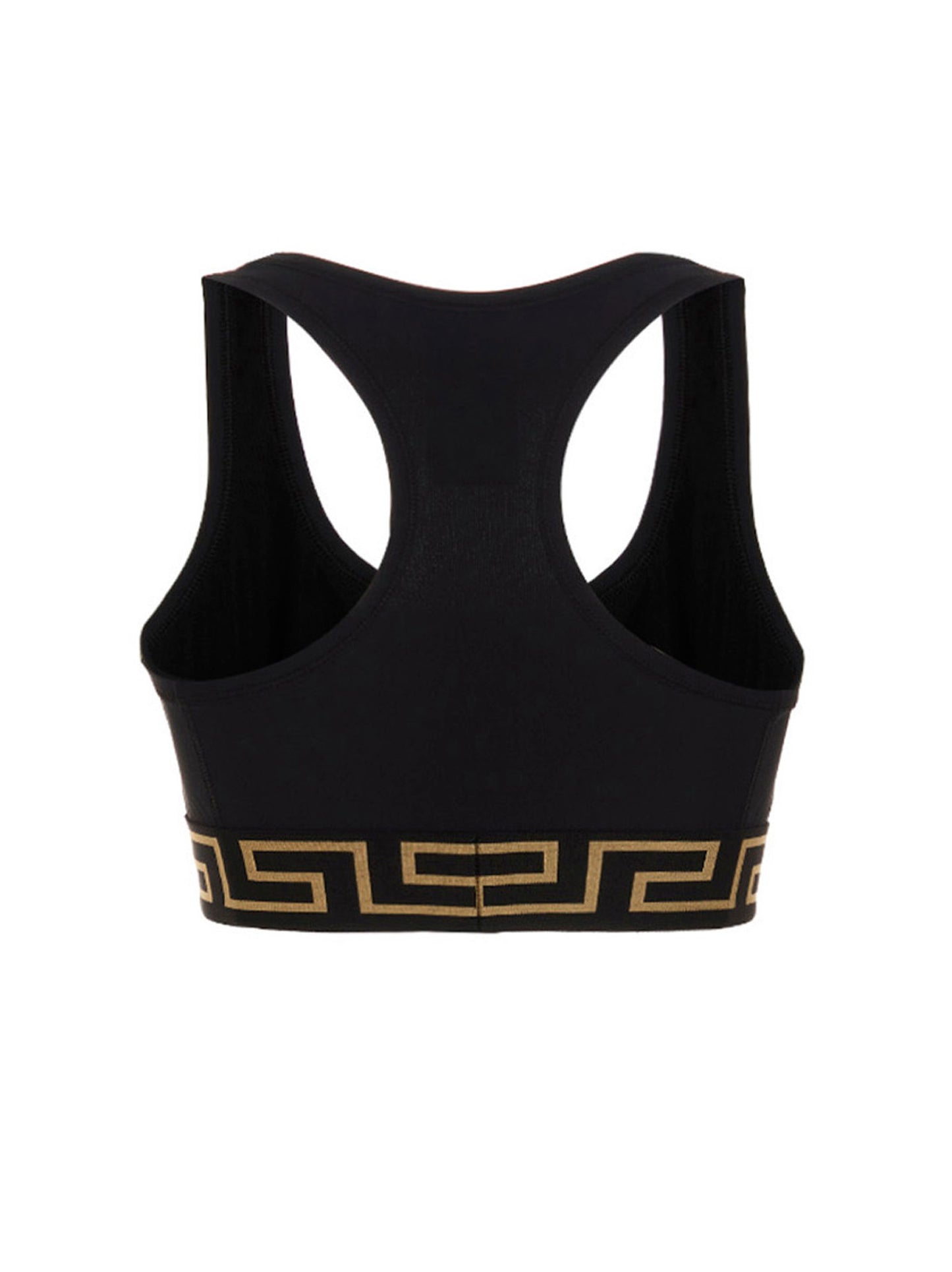 Versace Black Polyamide Sport Bra