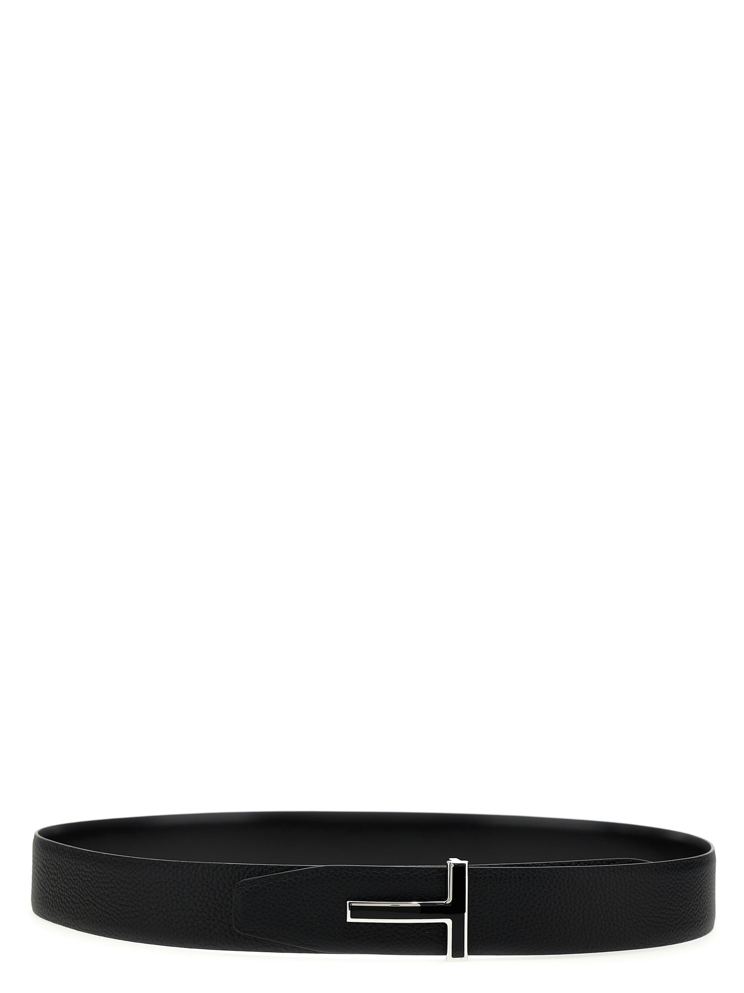 Tom Ford Black Calfskin Regular Belt