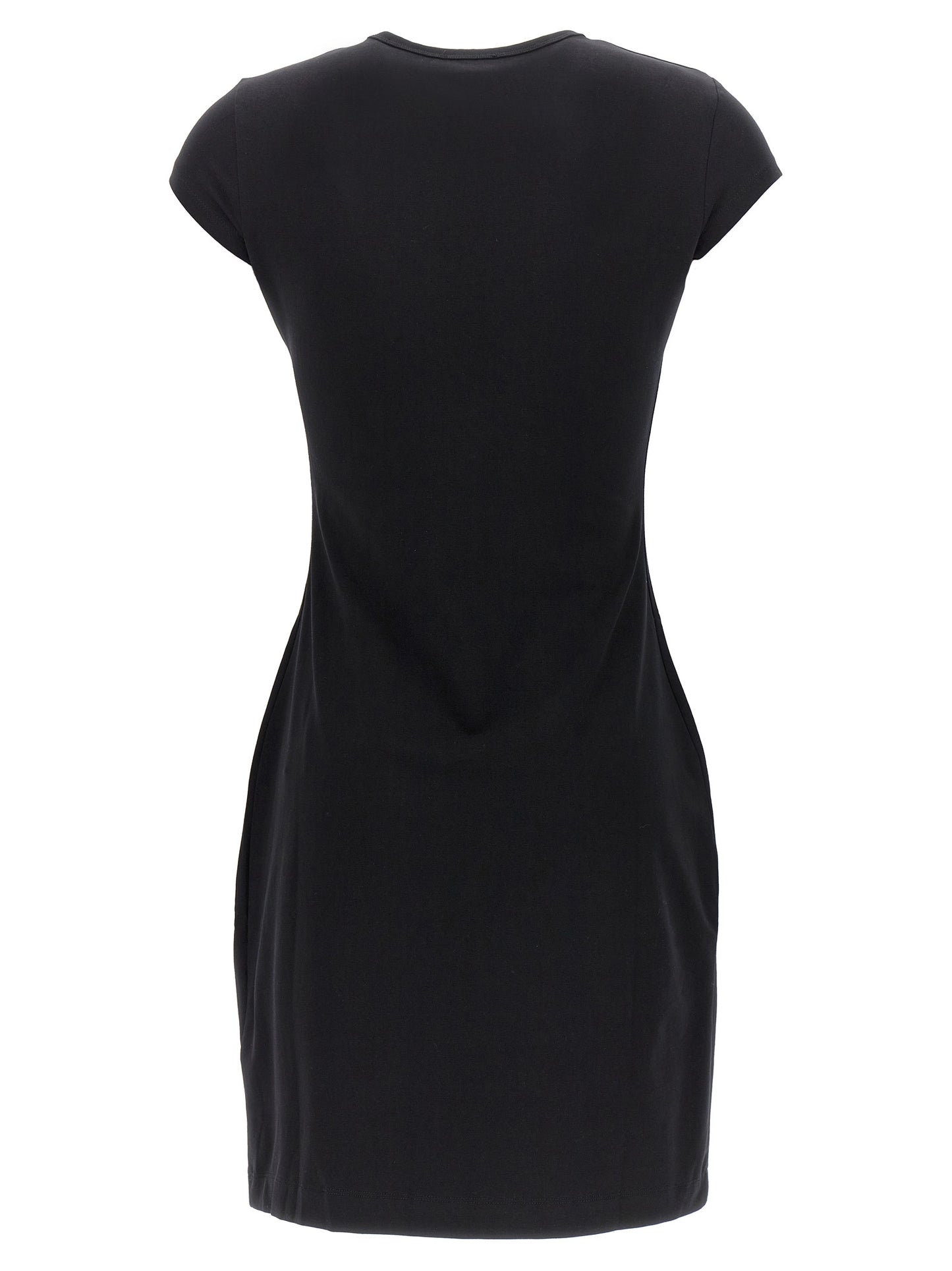 Diesel Black Cotton Short Dress