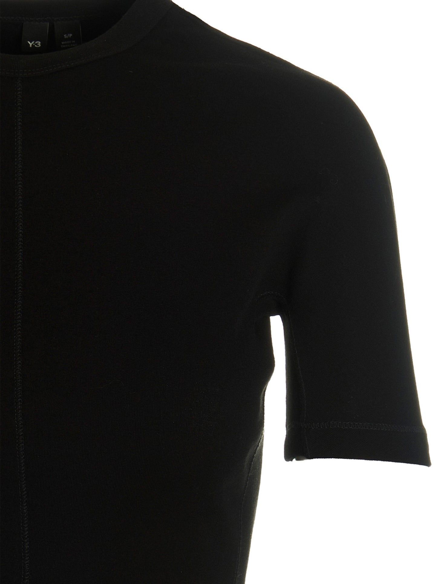Y-3 Black Cotton T-Shirt
