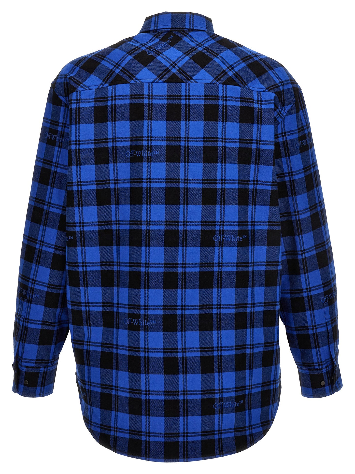 Off-White Blue Cotton Shirt