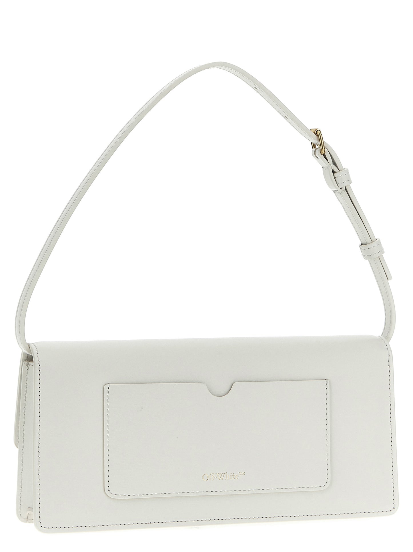 Off-White White Calfskin Shoulder Bag