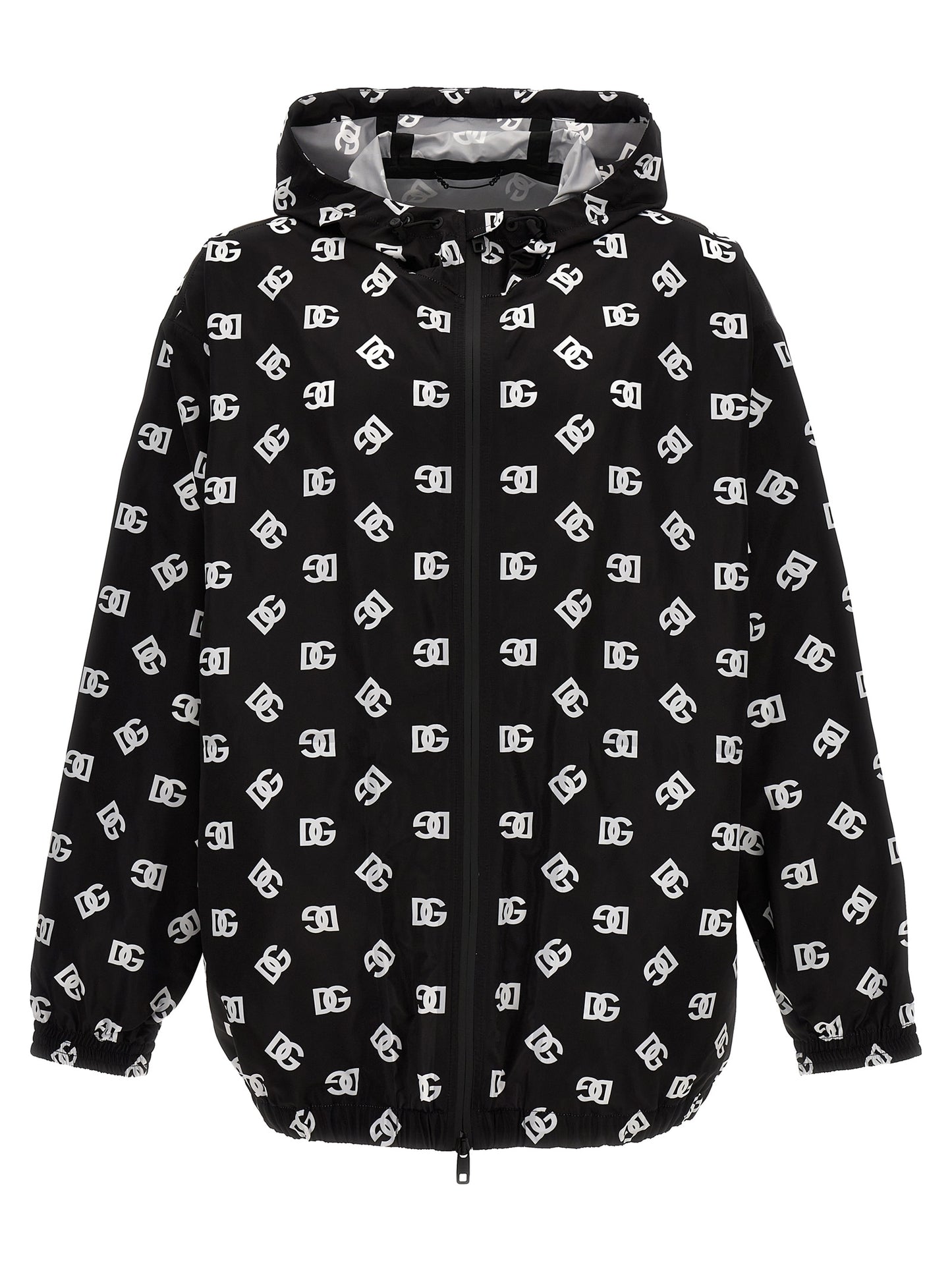 Dolce & Gabbana Bicolor Polyester Shell Jacket