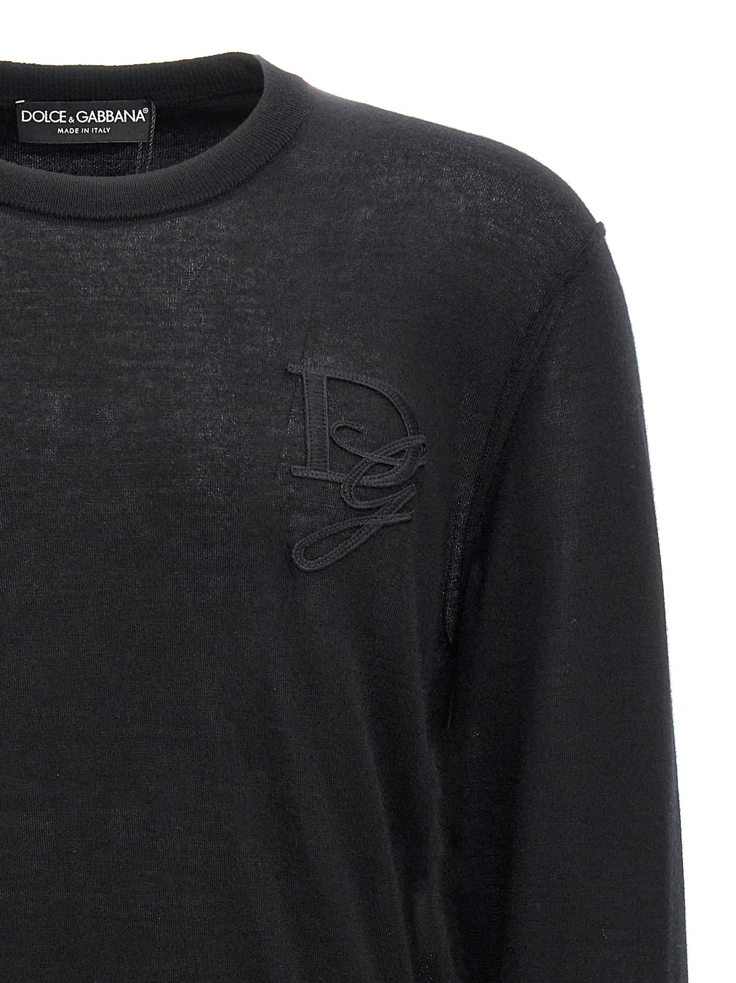 Dolce & Gabbana Black Cashmere Cardigan