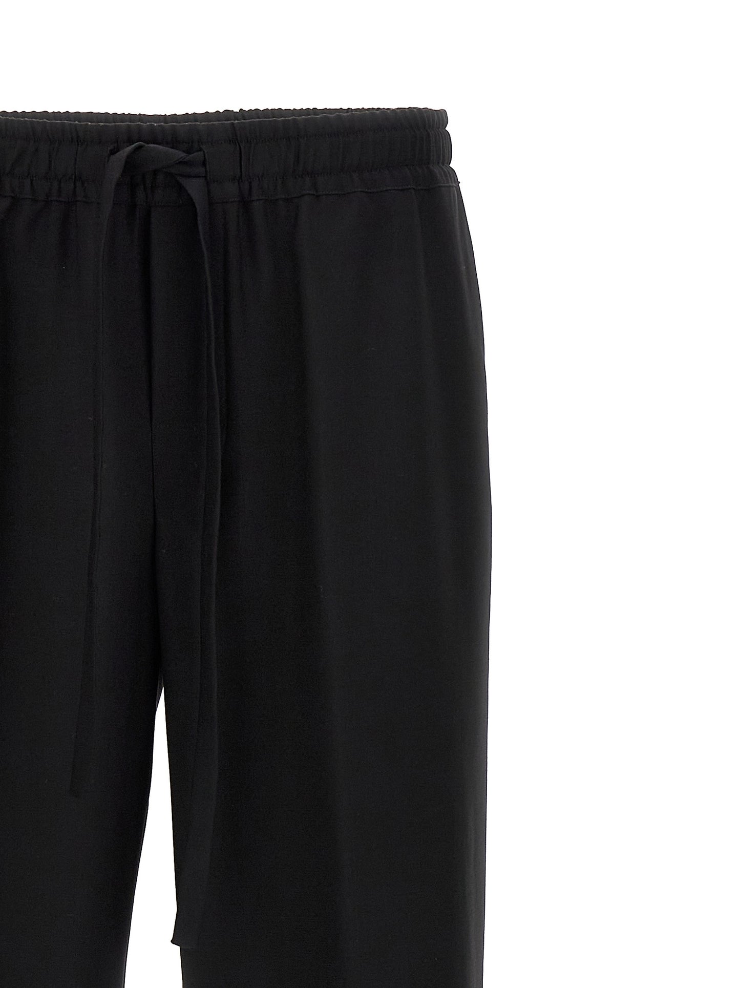 Dolce & Gabbana Black Virgin Wool Casual Pants