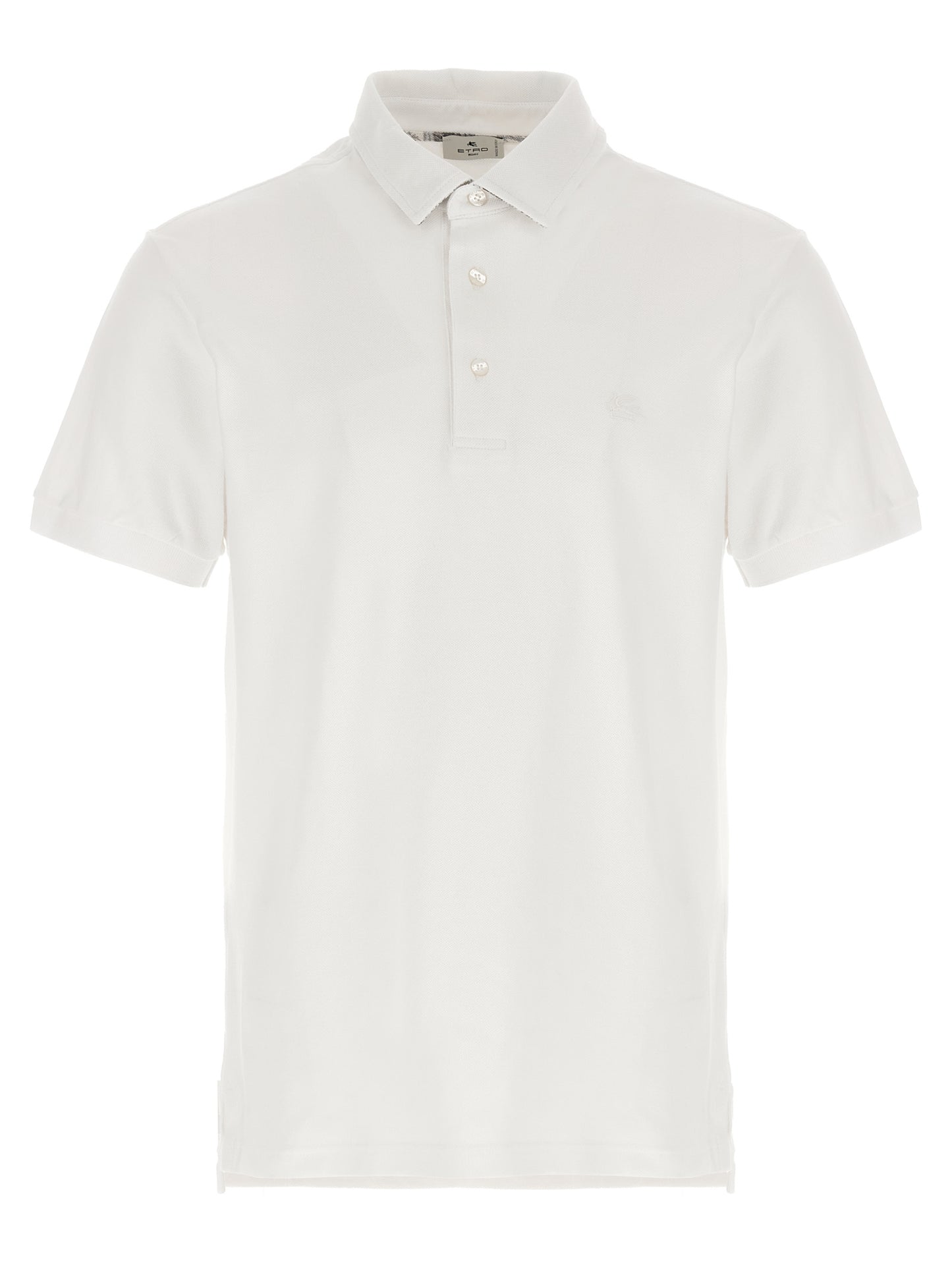 Etro White Cotton Polo Shirt