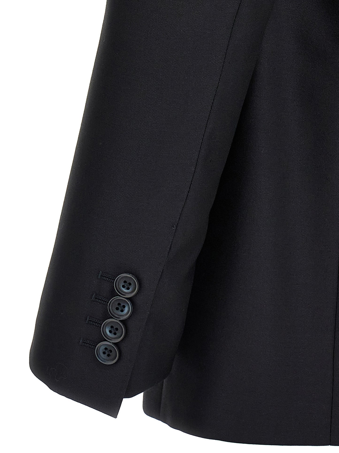 Dolce & Gabbana Blue Virgin Wool Two-Piece Suit