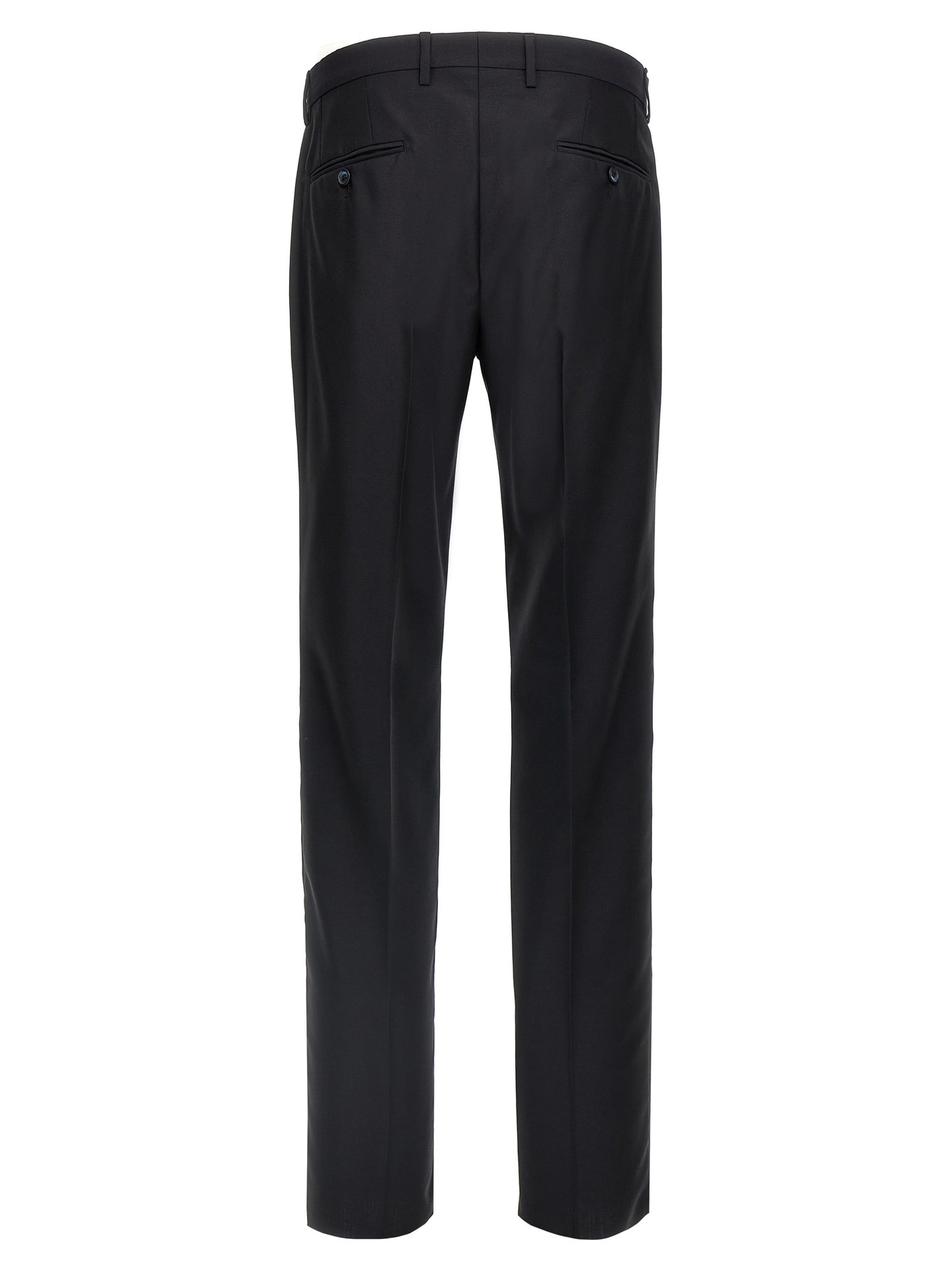 Dolce & Gabbana Blue Virgin Wool Two-Piece Suit