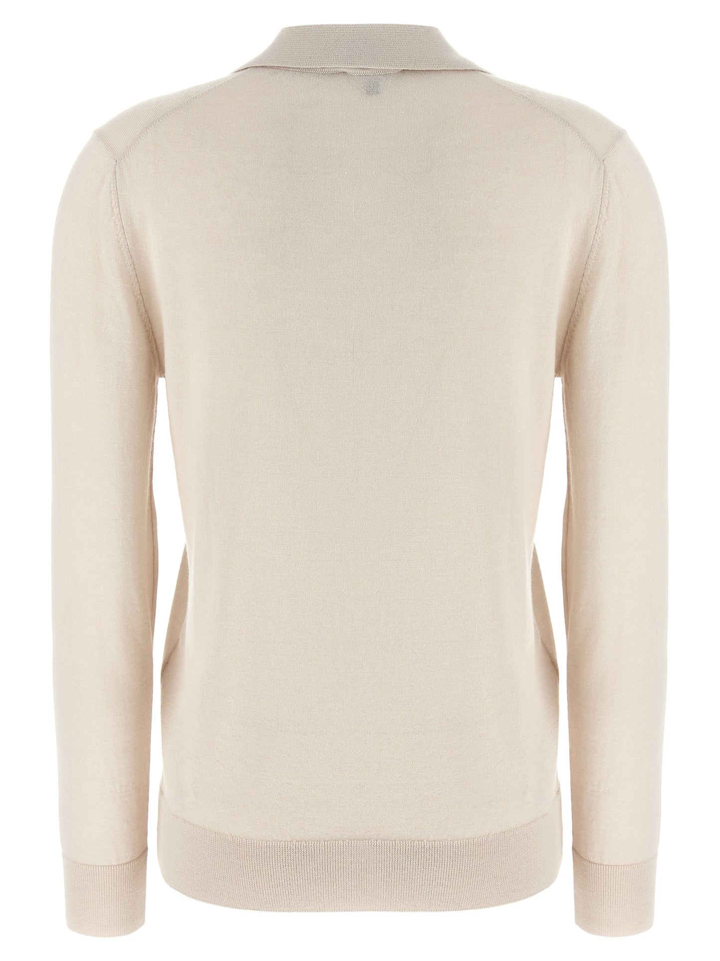 Brioni Beige Cashmere Polo Shirt