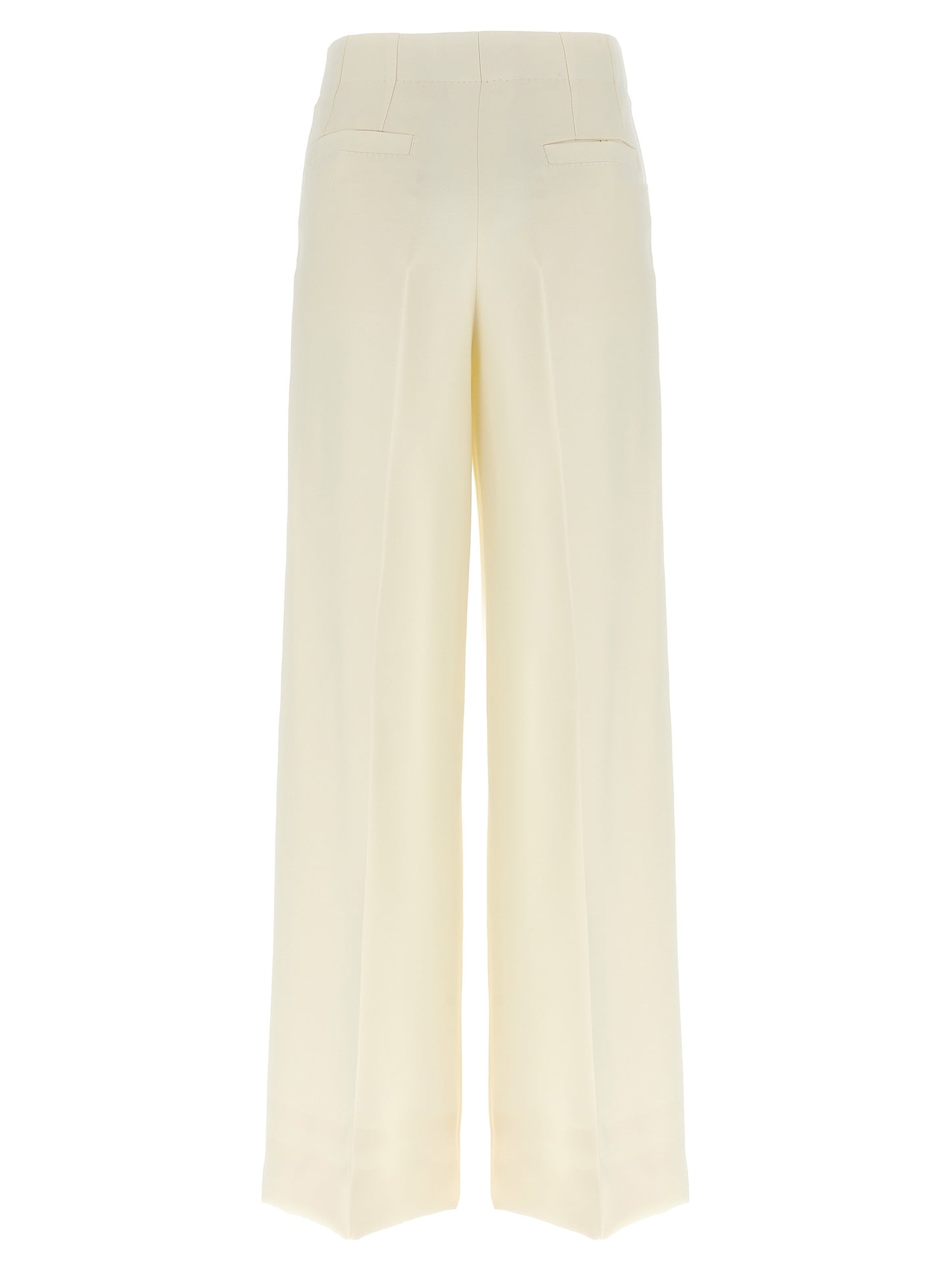 Brioni White Wool Casual Pants