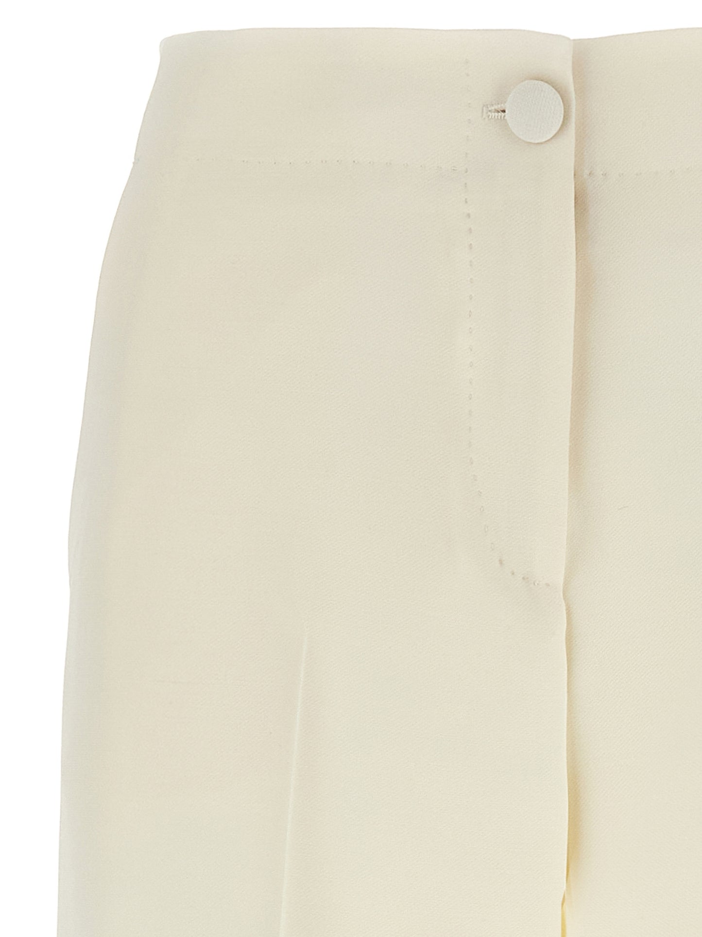 Brioni White Wool Casual Pants