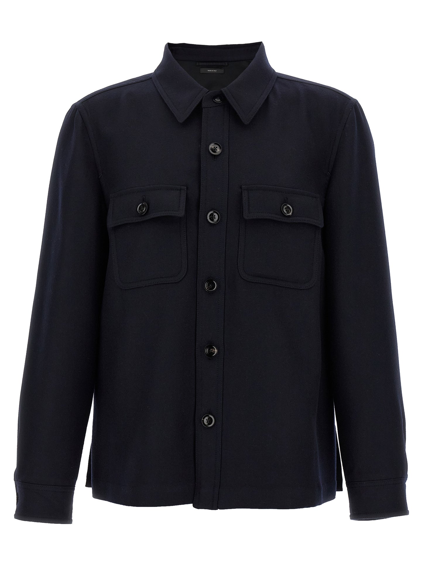 Tom Ford Blue Wool Blouse